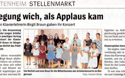 Pressestimmen zum Vorspiel am 31. Mai 2025